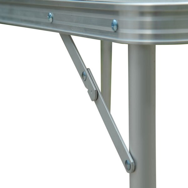 Lightweight Folding Camping Table, Outdoor Dining Adjustable Height Portable Compact Fold up Picnic Tables - Image 8