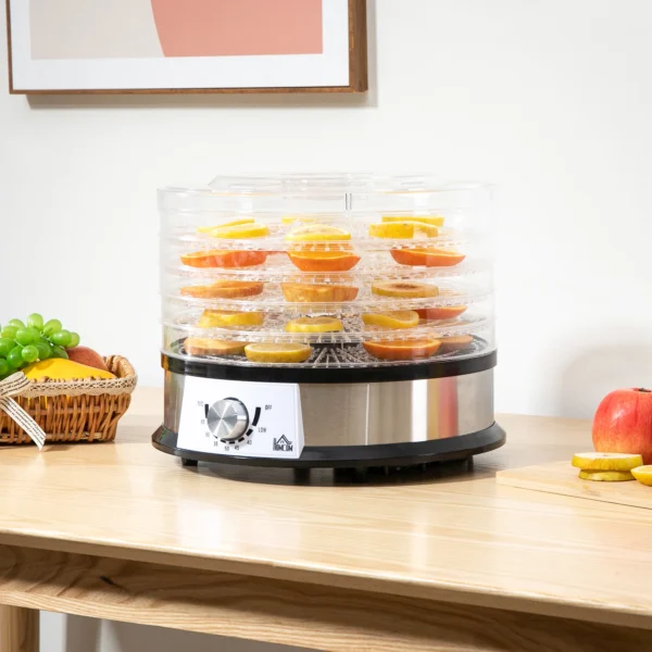 11 Tier Food Dehydrator with Adjustable Temperature Timer LCD Display 550W - Image 4