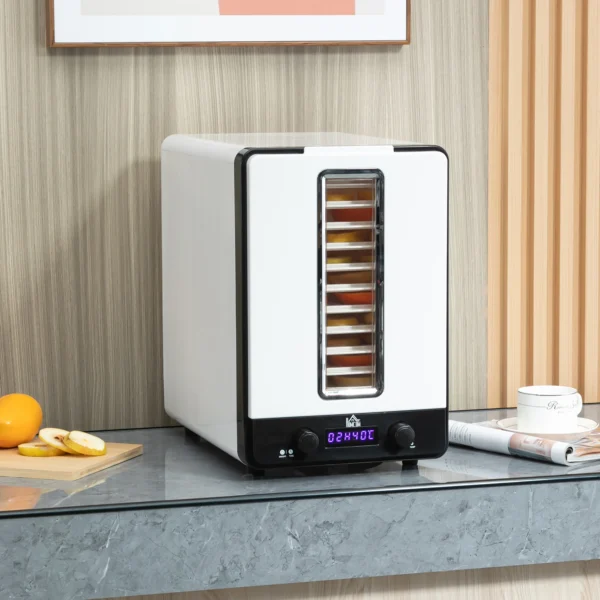 11 Tier Food Dehydrator with Adjustable Temperature Timer LCD Display 550W - Image 2