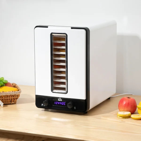 11 Tier Food Dehydrator with Adjustable Temperature Timer LCD Display 550W - Image 5
