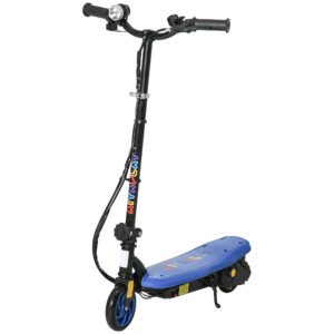 Foldable Electric Scooter, with LED Lights, for Ages 7-14 Years, Blue