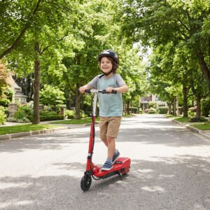 Alternative view of Folding Electric Scooter Rechargeable Kids Ride on 7-14 Age Red/Black