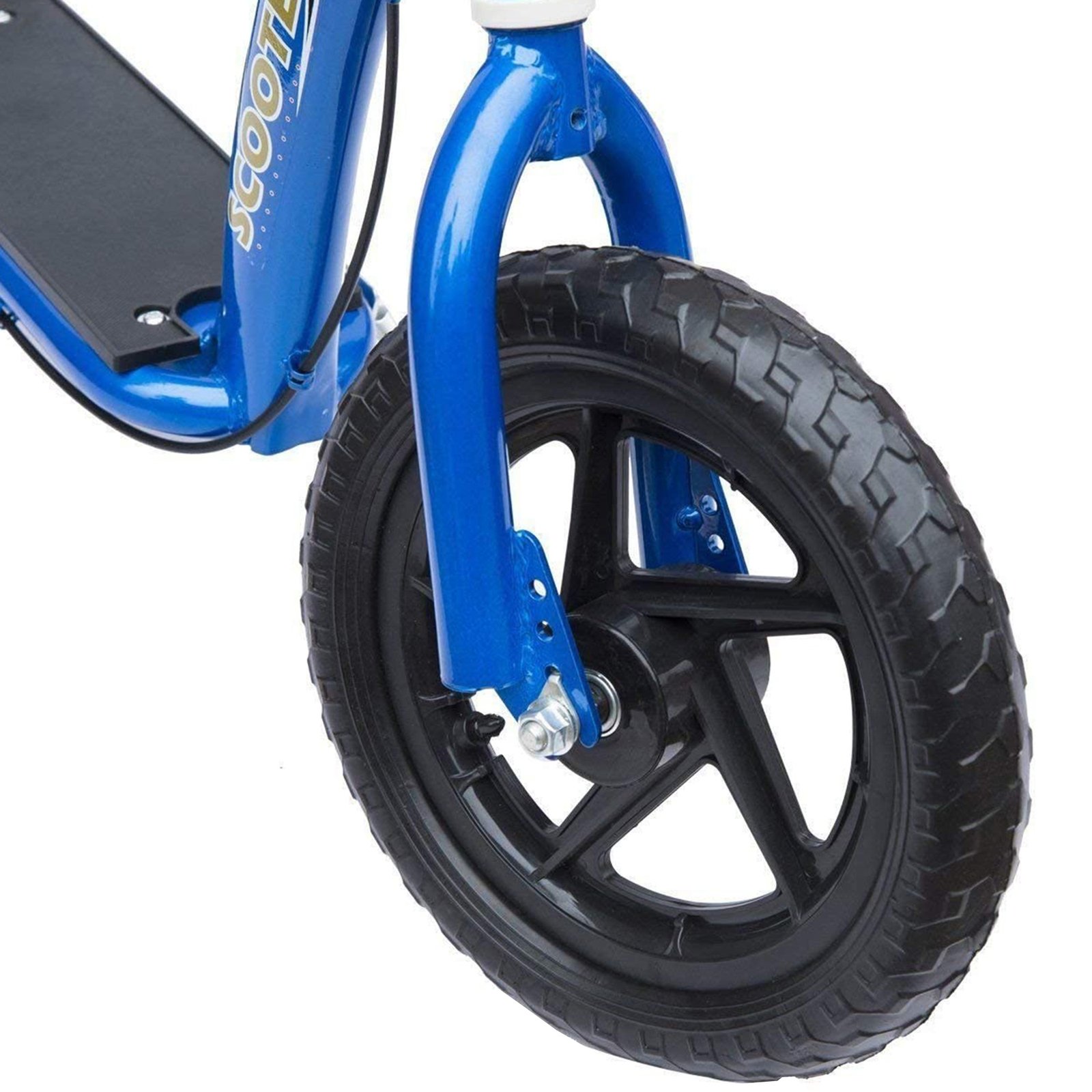 Blue Kids Kick Scooter with Adjustable Handlebar & 12” EVA Tyres – Big Wheel Scooter for Ages 5–12 with Rear Brake - Image 9