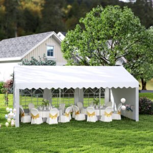 Alternative view of 6M X 4M Heavy Duty Gazebo Canopy Party Tent Shelter Garden Wedding Marquee