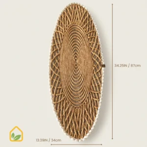 Woven table runner dimensions 87x34cm